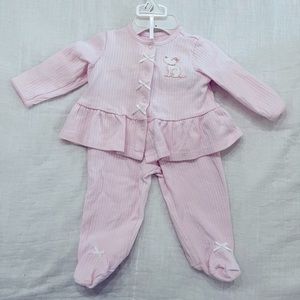 Little Me fluffy pup 2-piece set